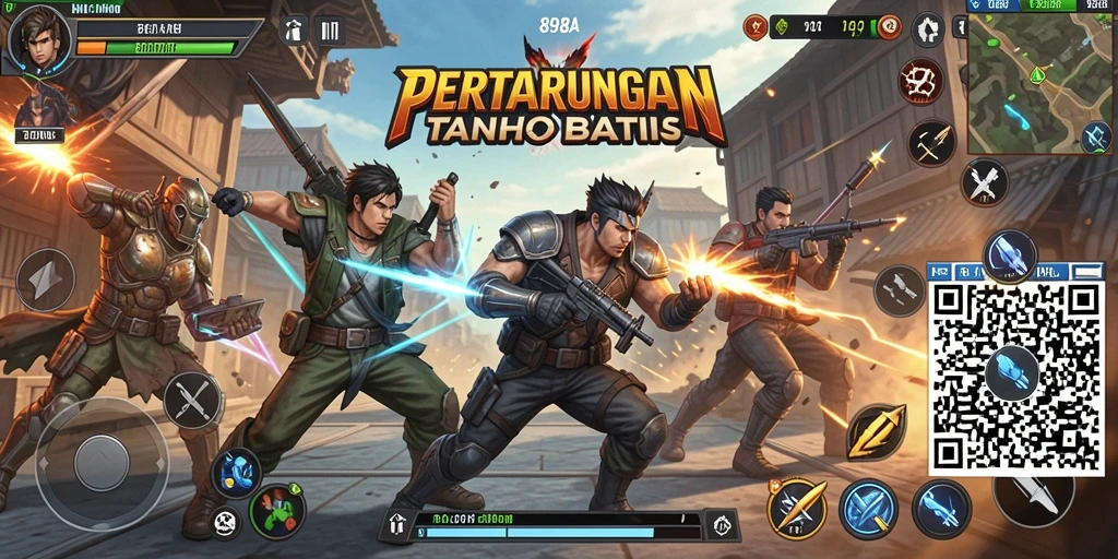 Tampilan gameplay menarik dari pertarungan seru di 898A.