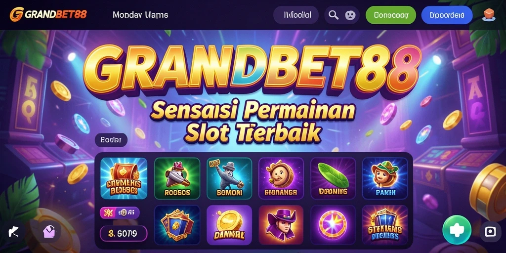 Gameplay menarik dan menegangkan di <strong>GRANDBET88</strong> saat bermain slot.
