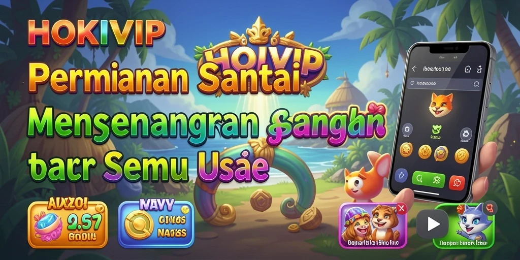 Menampilkan gameplay santai dan menyenangkan dari HOKIVIP.