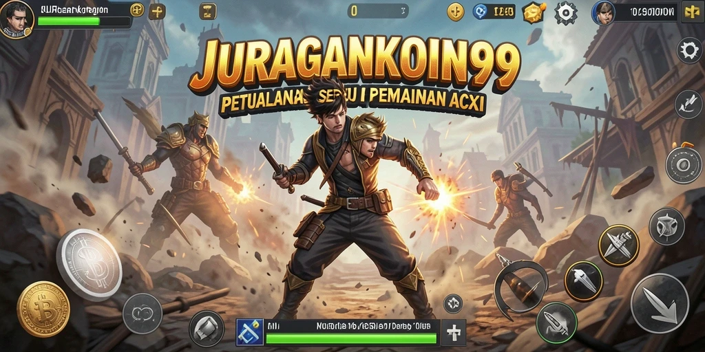 Gameplay intens dan mendebarkan di JURAGANKOIN99.