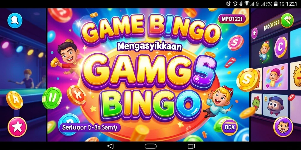 Screenshot gameplay MPO1221 menunjukkan keseruan bermain Bingo.