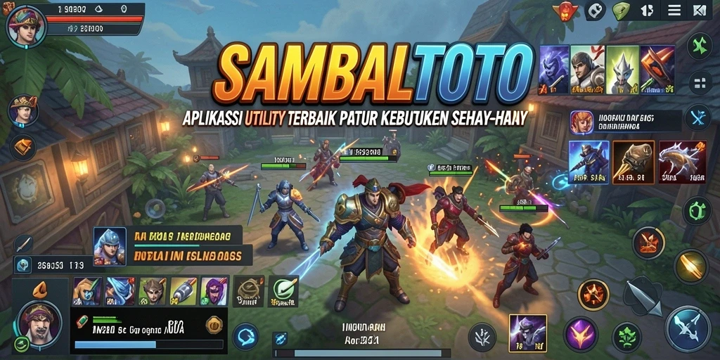 Tampilan utama SAMBALTOTO menampilkan antarmuka pengguna yang sederhana dan efektif.