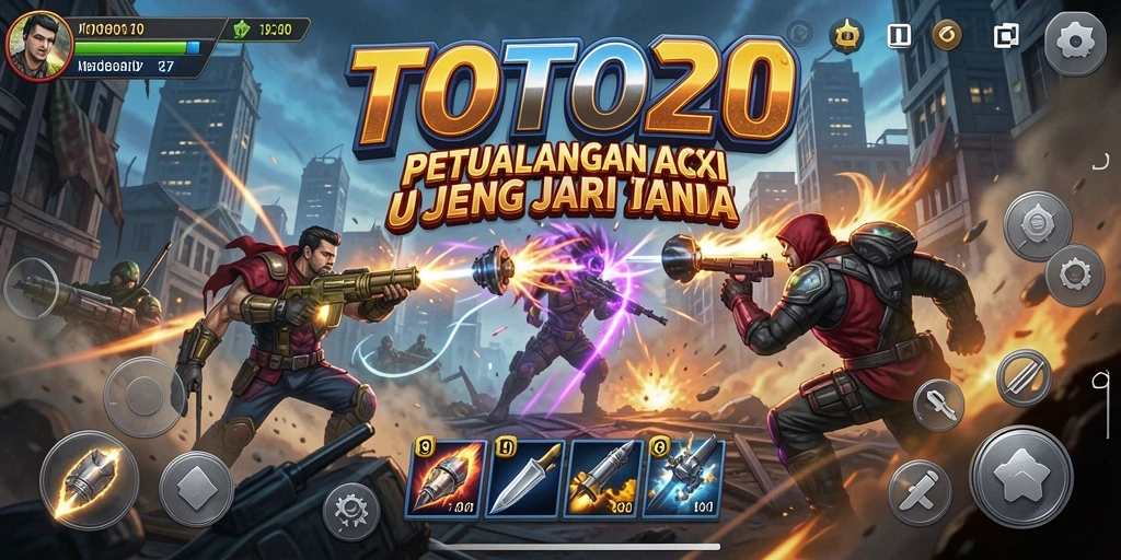 Gameplay TOTO20 yang seru dengan aksi mendebarkan.