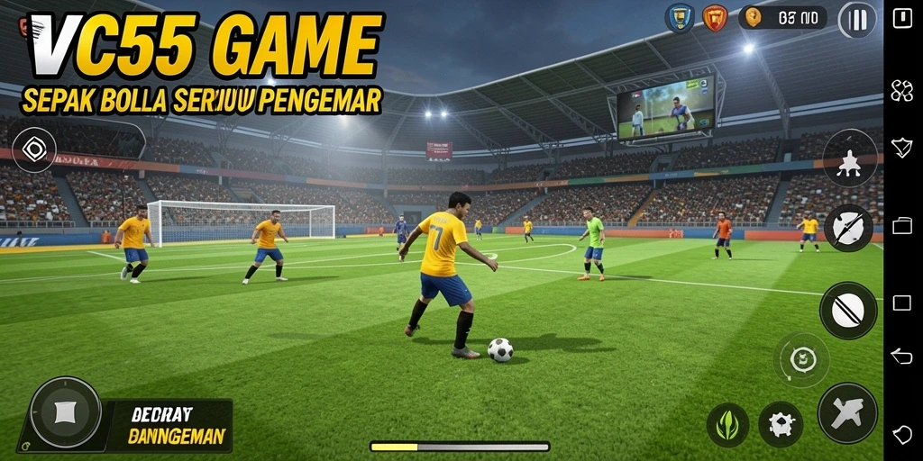 Tampilan gameplay VC55 yang realistis dan menegangkan.