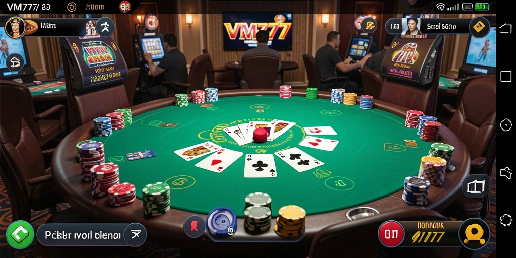 Tampilan gameplay VM777 yang seru dan mendebarkan.