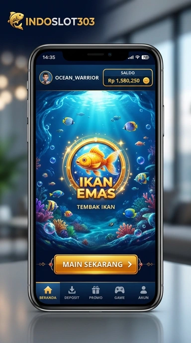 Screenshot menunjukkan berbagai permainan seru yang tersedia di indoslot303.